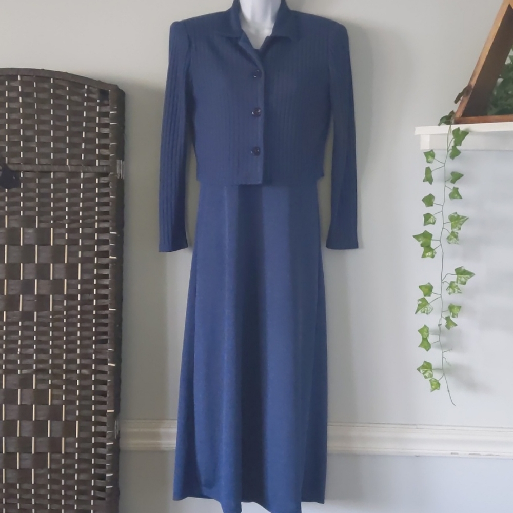 Vintage Dress and Button up top